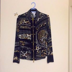 Joseph Ribkoff leopard print blouse.🐆